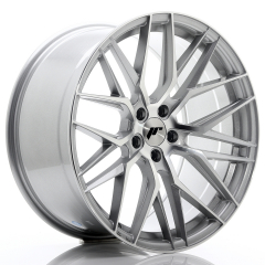 JR Wheels JR28 17x7 ET35 4x108 Silver Machined Face